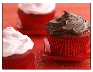 Descripción: Cupcakes de Terciopelo Rojo